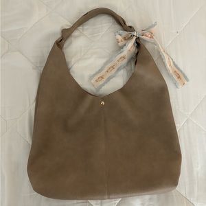 Anthropologie love knot slouchy bag